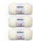 Bernat Pipsqueak Vanilla Yarn - 3 Pack of 100g/3.5oz - Polyester - 5 Bulky - 101 Yards - Knitting/Crochet